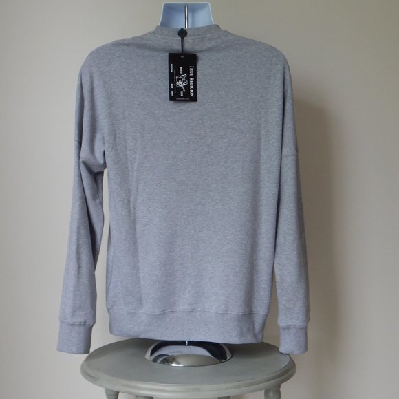 TRUE RELIGION HORSESHOE PULLOVER FLEECE SWEATSHIRT - Picture 3 of 3